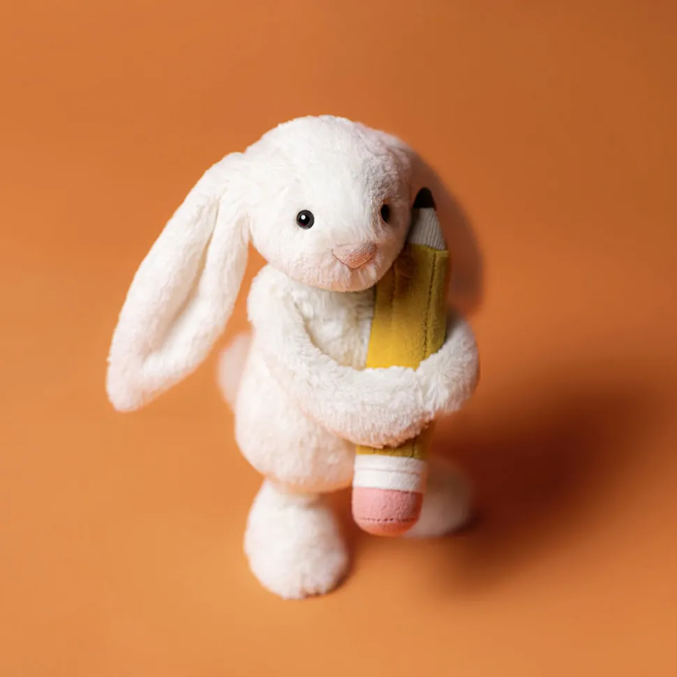 Bashful Bunny with Pencil