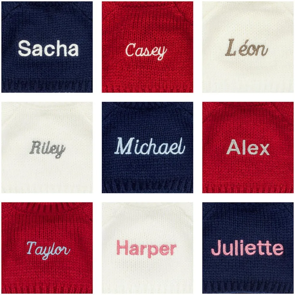 Bashful Luxe Bunny Juniper with Personalised Red Jumper