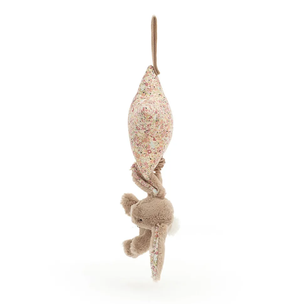 Blossom Bea Beige Bunny Musical Pull
