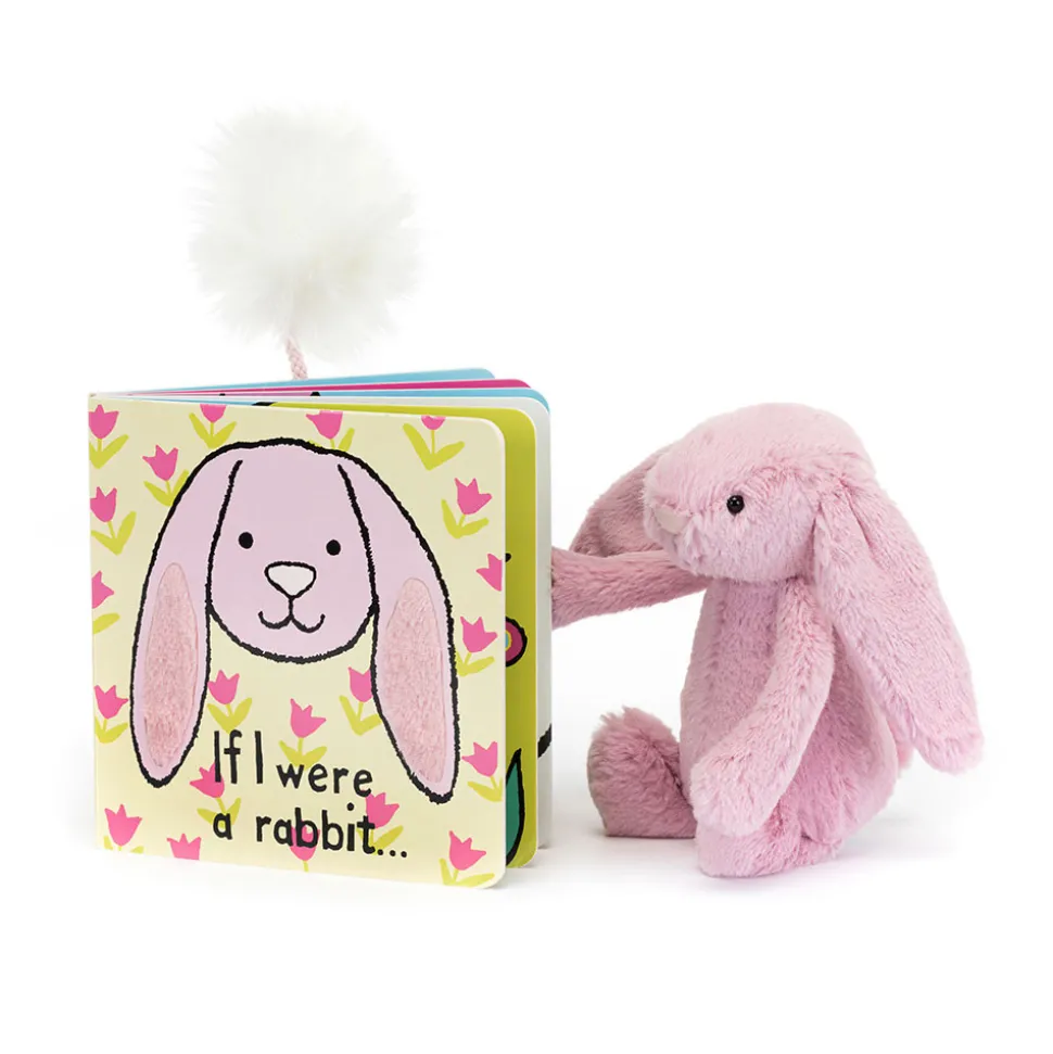 If I Were A Rabbit Book and Bashful Tulip Bunny Small